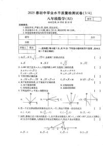 河南省商丘市梁园区2024-2025学年八年级下学期5月月考 数学试题（PDF版）