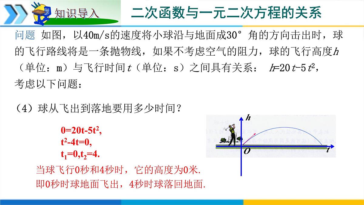 1.4二次函数与一元二次方程的联系 课件 2025学年湘教版九年级数学下册第6页