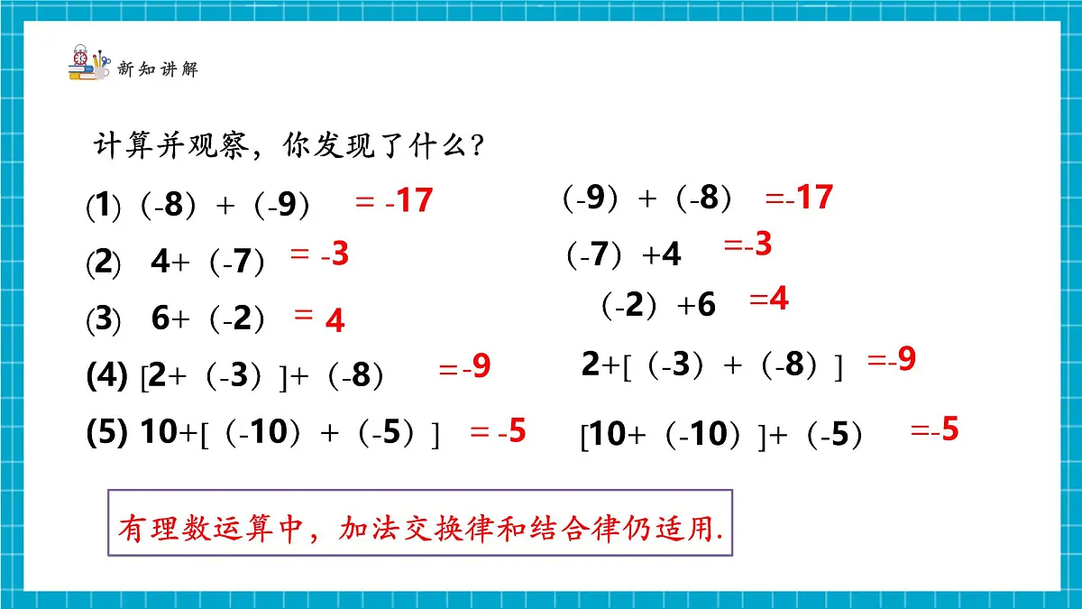 2.2.2 有理数的加减运算第8页