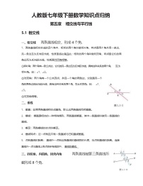 七年级下册数学人教版知识要点汇总
