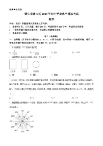 2025年 贵州省铜仁市碧江区九年级初中学业水平模拟考试 数学试卷