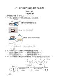 2025年中考数学第三次模拟考试卷：物理（成都卷）（考试版）