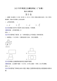 2025年中考数学第三次模拟考试卷：数学（广东卷）（解析版）