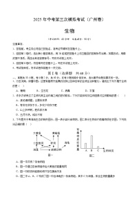 2025年中考数学第三次模拟考试卷：生物（广州卷）（考试版）