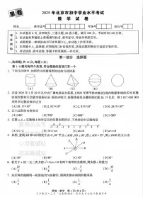 2025《万唯中考•北京黑白卷》数学黑卷