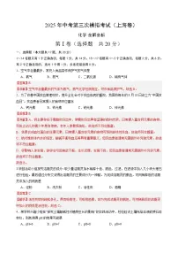 2025年中考数学第三次模拟考试卷:化学(上海卷)(解析版)