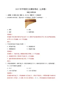 2025年中考数学第三次模拟考试卷:物理(上海卷)(解析版)