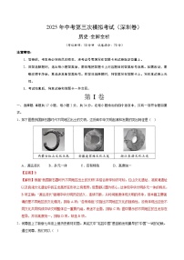 2025年中考数学第三次模拟考试卷：历史（深圳卷）（解析版）