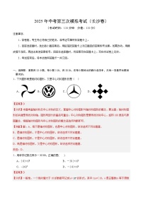 2025年中考数学第三次模拟考试卷：数学（长沙卷）（解析版）