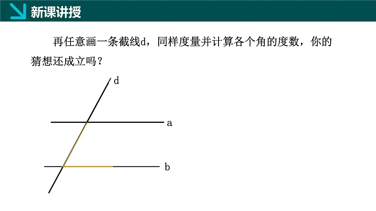 7.5.1+平行线的性质定(同步课件)2025学年七年级数学下册同步精品课堂冀教版第6页
