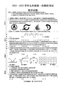 2025年深圳市深中系21校初三中考一模数学试卷含答案