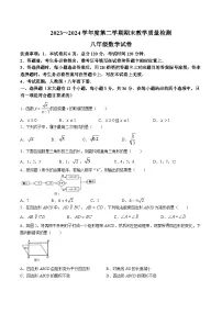 河北省邯郸市2023-2024学年八年级下学期期末考试数学试卷(含答案)