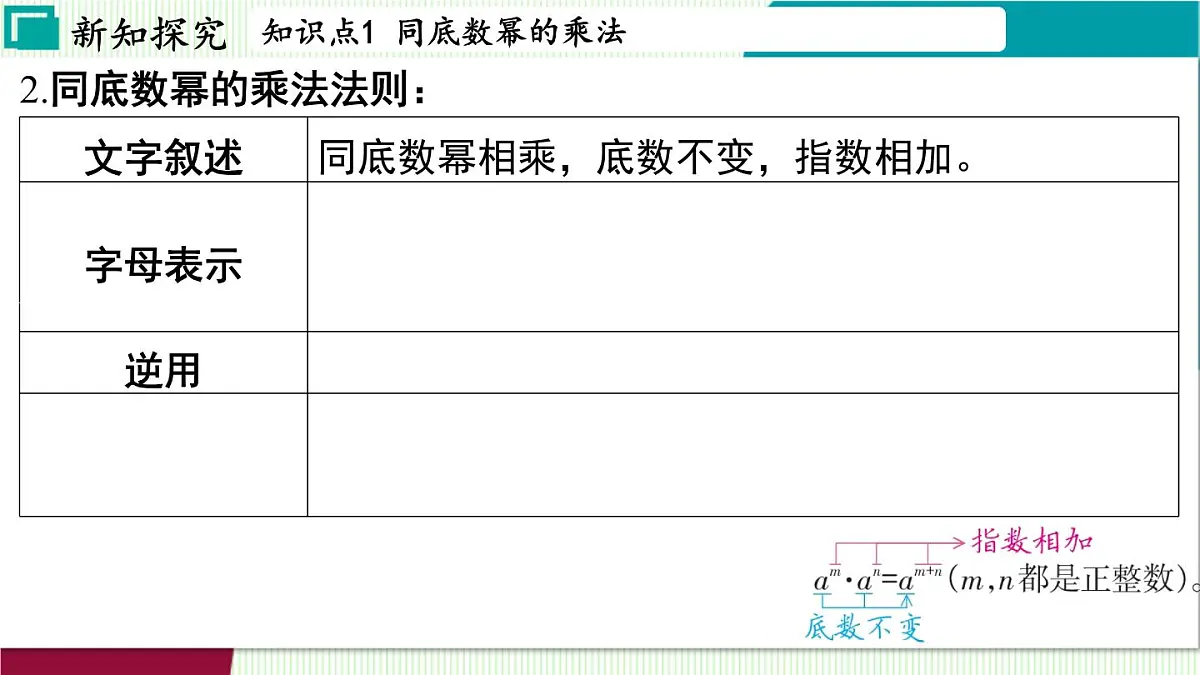 浙教版数学2024七年级下册 3.1 同底数幂的乘法 PPT课件第5页