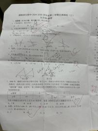 2025-湖南师大附中全真模拟（二）中考数学试卷