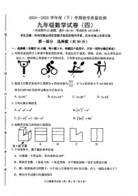 2025年辽宁省抚顺市新抚区中考四模数学试题(中考模拟)(002)