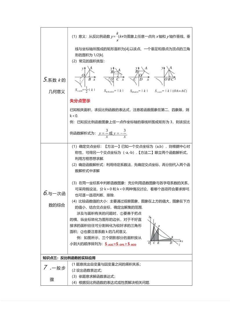 九年级下册数学人教版知识要点汇总第3页