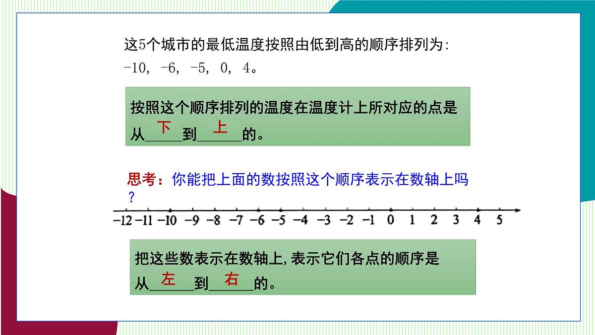 青岛版数学2024七年级上册 1.5 有理数的大小 PPT课件第7页