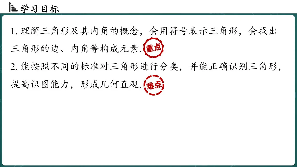 人教版(2024)八年级数学上册 13.1 三角形的概念(课件)第2页