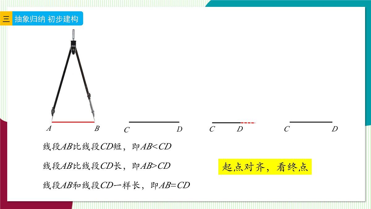 6.3 线段的长短比较-教学课件第6页