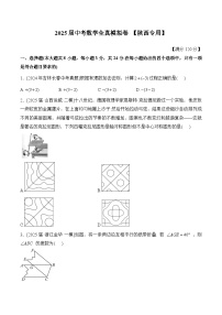 2025届中考数学临考真题模拟卷 【陕西专用】