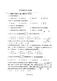江苏省徐州市沛县沛县五中联盟学区2024-2025学年七年级下学期5月月考数学试题