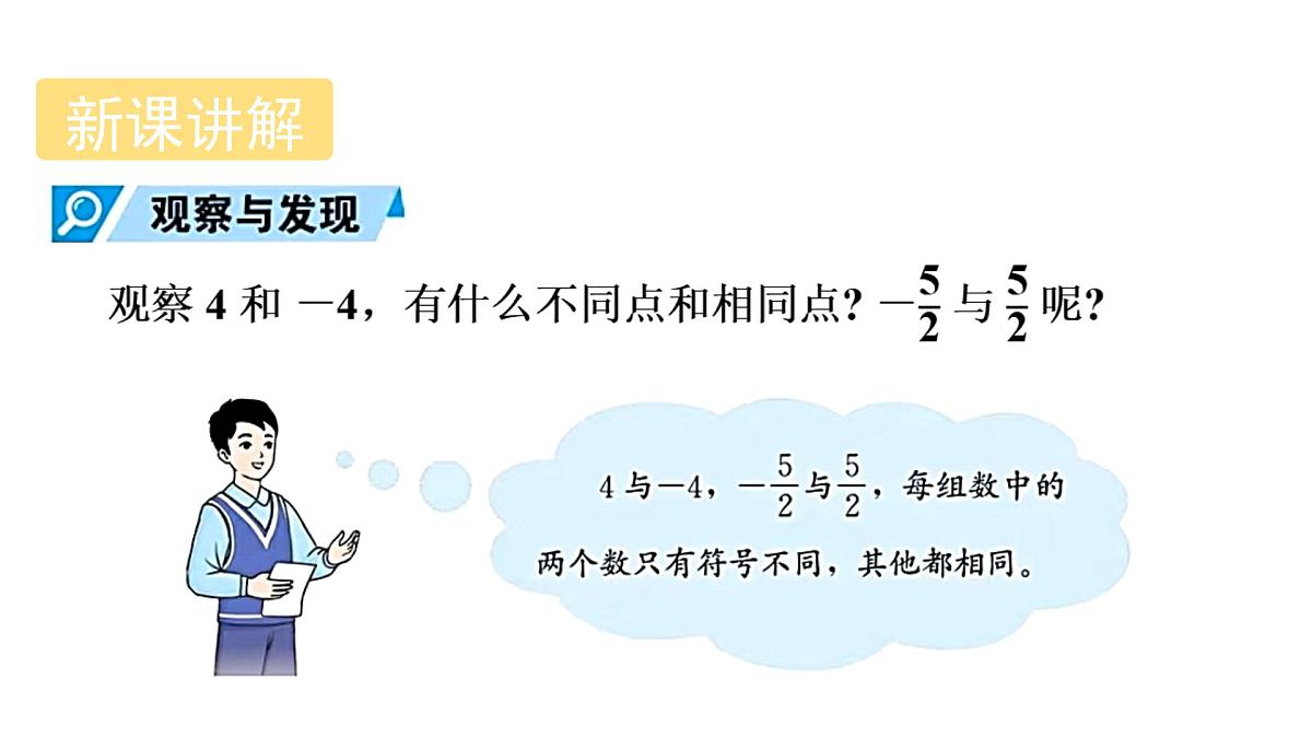 青岛版(2024)七年级数学上册 1.4 相反数与绝对值(课件)第5页