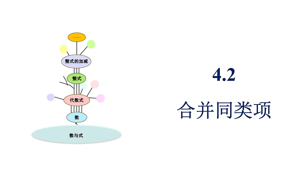 青岛版(2024)七年级数学上册 4.2 合并同类项 (课件)第1页