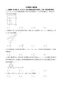 浙江省宁波市镇2025年中考数学一模试卷附答案