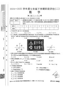 山西省吕梁市临县2024-2025学年七年级下学期5月月考数学试题