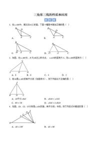 【专项练】三角形三线的性质和应用-北师大版初中数学七年级下册期末专项（原卷版+解析版）