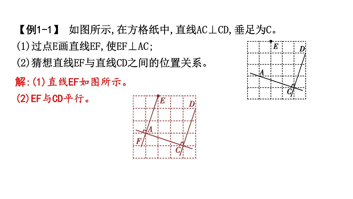 北师大版七下数学2.1.2垂 直【课件】第3页