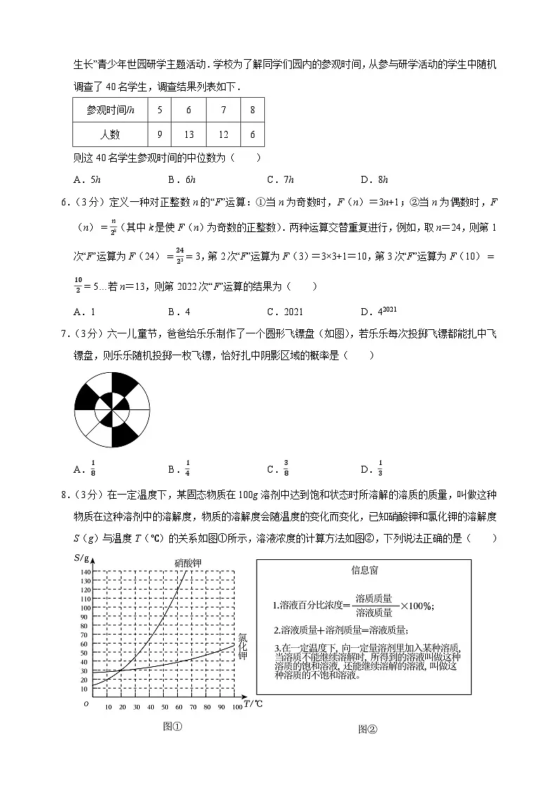 数学(徐州卷)-江苏省2025年中考考前最后一卷(含答案)第2页