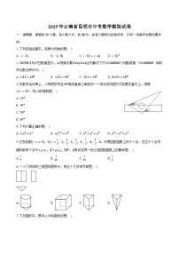 2025年云南省昆明市中考数学模拟试卷