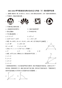 陕西省宝鸡市金台区2023-2024学年七年级下学期期末考试数学试卷(含答案)
