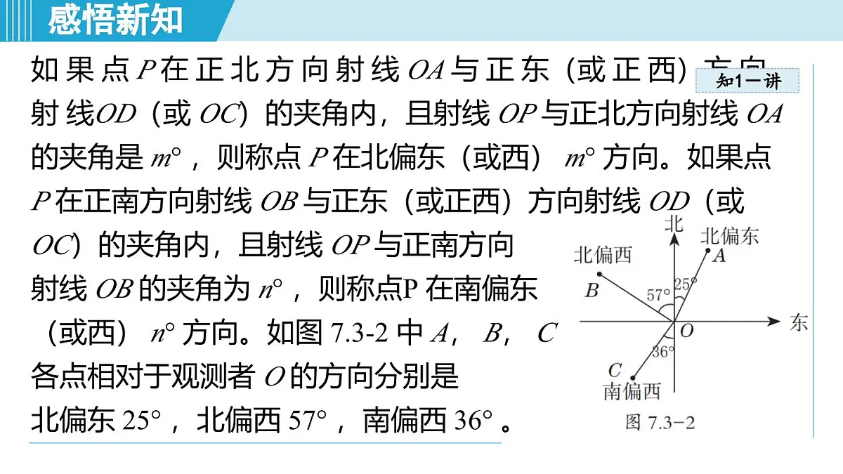 7.3 用方位角和距离描述两个物体的相对位置(课件)2025-2026学年青岛版八年级数学上册第5页