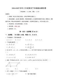 2024-2025学年人教版八年级（初二）数学下册期末考试模拟卷02