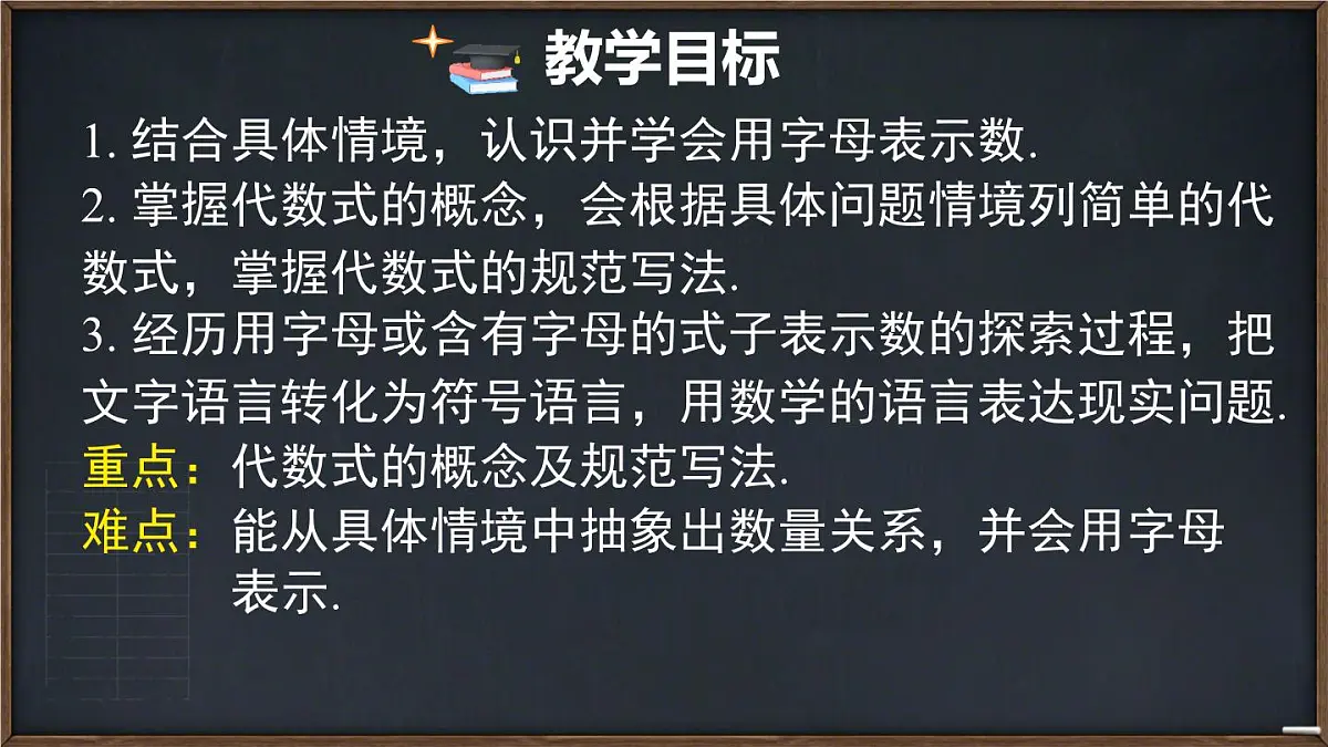 2.1 代数式的概念和列代数式 课件 2025-2026学年湘教版数学七年级上册第3页