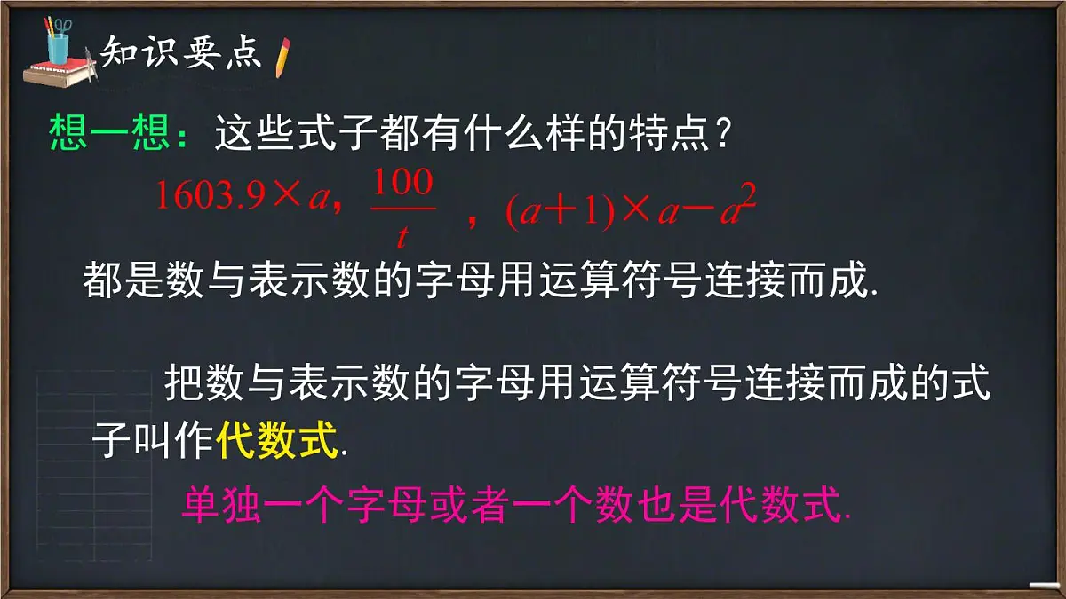 2.1 代数式的概念和列代数式 课件 2025-2026学年湘教版数学七年级上册第8页