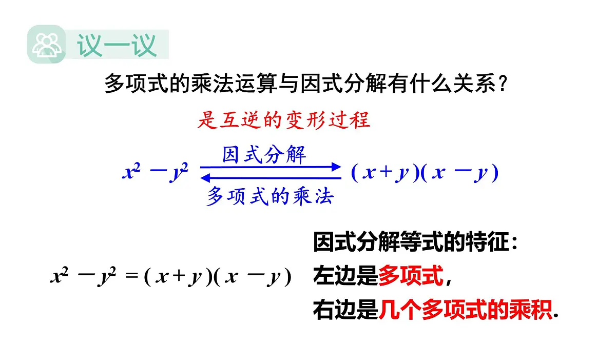 湘教版(2024)八年级数学上册 1.1 多项式的因式分解(课件)第7页