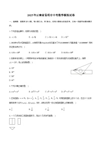 2025年云南省昆明市中考数学模拟试卷(含答案)