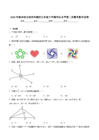 陕西省宝鸡市凤翔区2025届九年级下学期中考二模数学试卷(含解析)