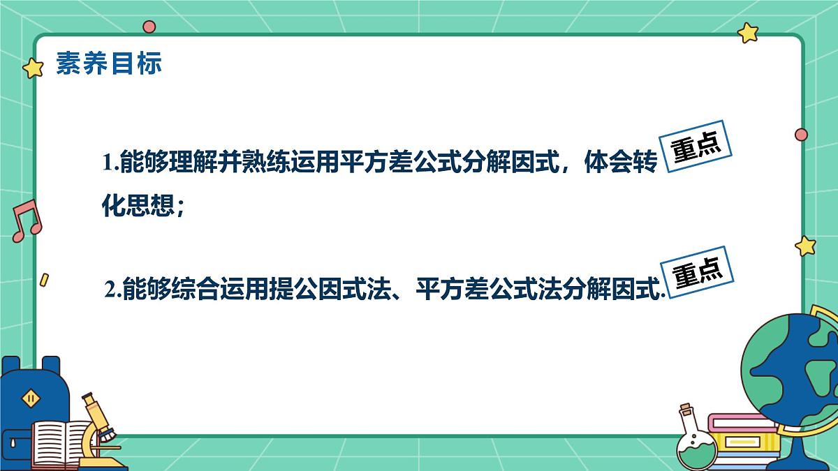 17.2用公式法分解因式(课时1)(教学课件)-初中数学人教版(2024)八年级上册第2页