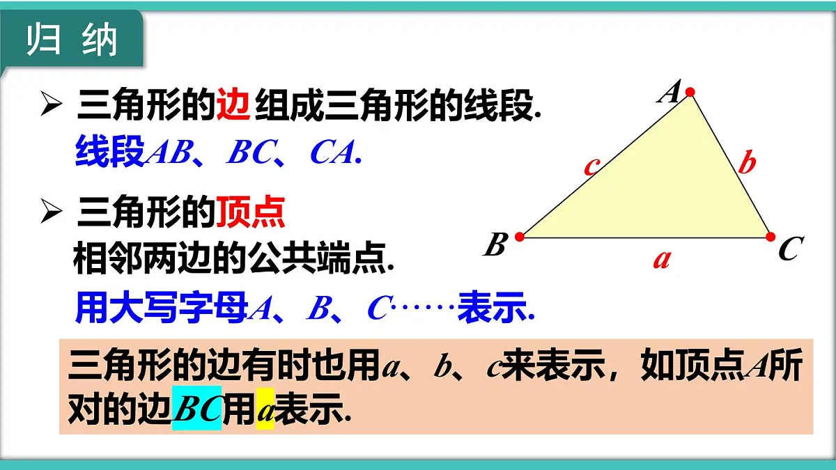 人教版(2024)新教材八年级数学上册课件 13.1 三角形的概念第6页