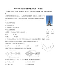 2025年河北省中考数学模拟试卷（实战型）（含详解）