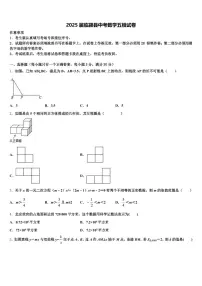 2025届临颍县中考数学五模试卷含解析