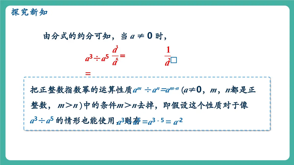 【新教材新课标】人教版八年级上册数学18.4整数指数幂(课时1)教学课件第6页