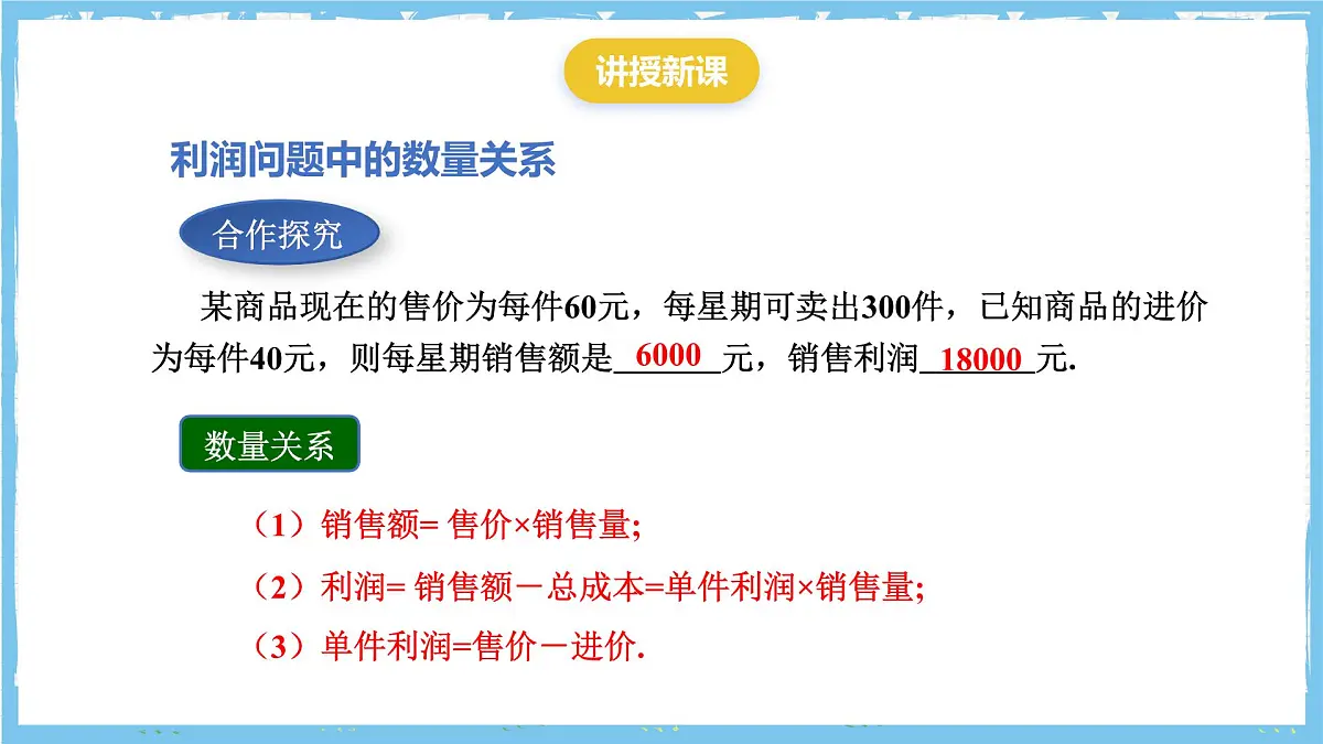 人教版数学九上 22.3.2《二次函数与商品利润》课件第4页