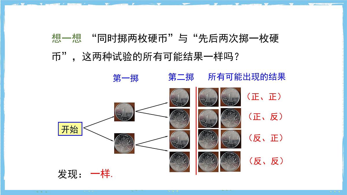 人教版数学九上 25.2.1《运用直接列举或列表法求概率》课件第7页