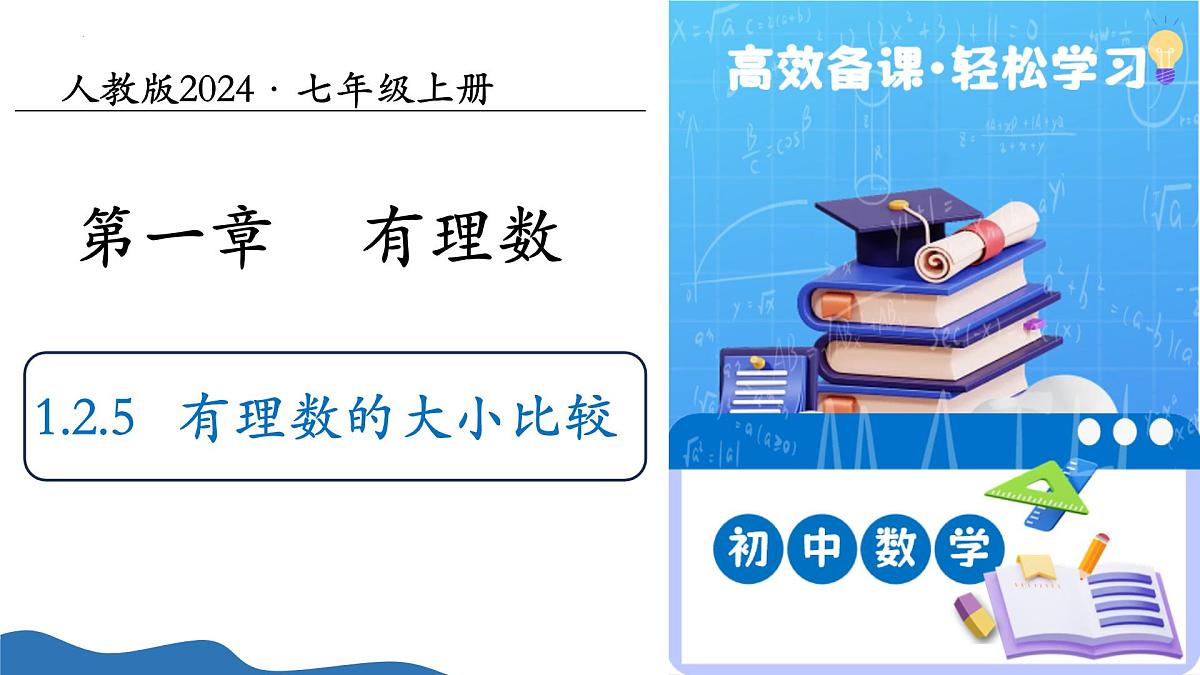 1.2.5有理数的大小比较(培优教学课件)数学人教版2024七年级上册第1页