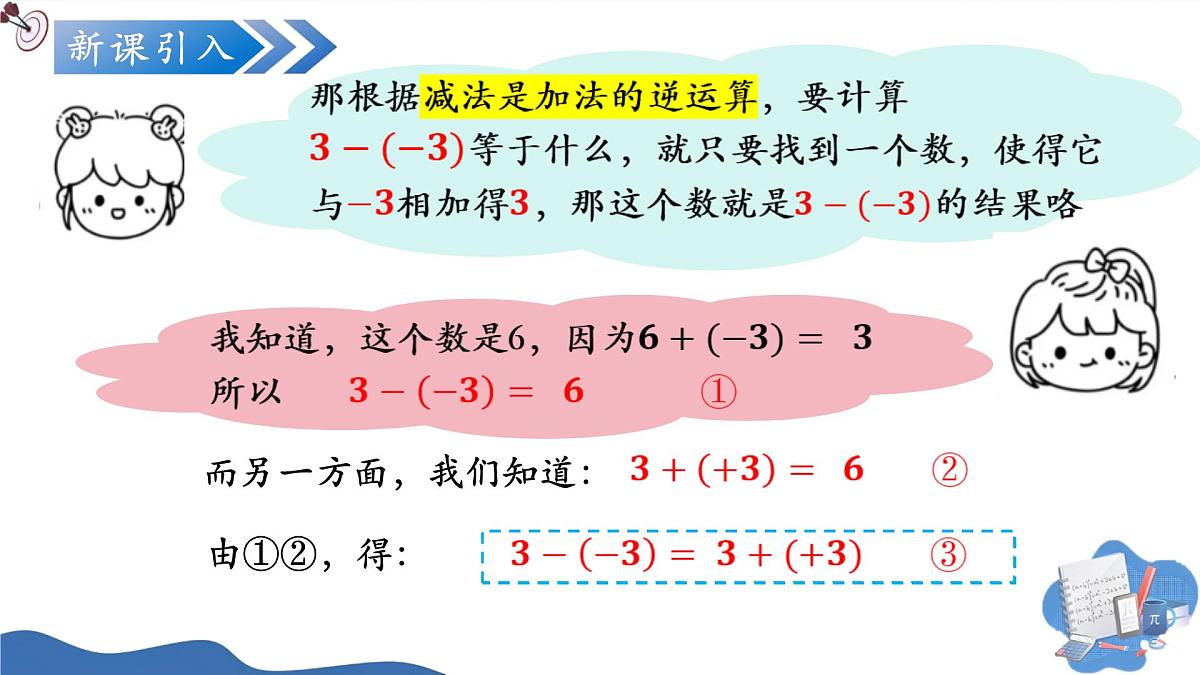 2.1.2有理数的减法(第1课时)(培优教学课件)数学人教版2024七年级上册第6页